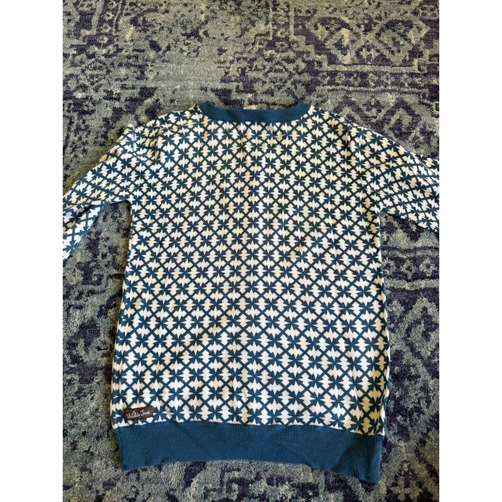 Matilda Jane | Preppy Windy City Geometric Cardigan Knit Soft Lounge- Sz 12 - Picture 5 of 8